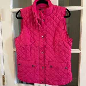 Talbots fleece lined vest